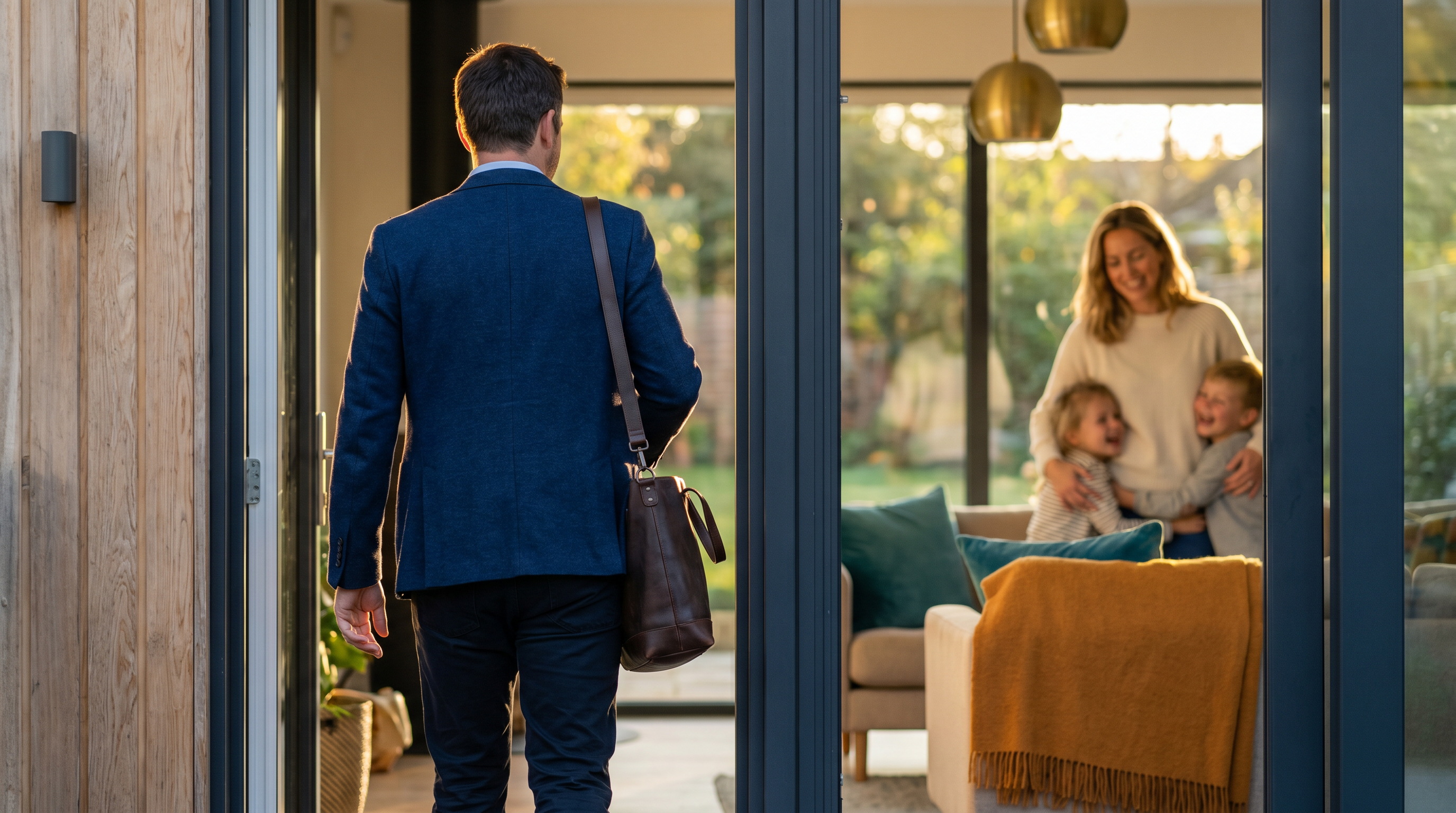 A successful family man in business enjoying family life while building a stronger business